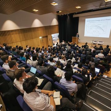 The audience at the oxford battery modelling symposium 2019